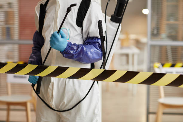 Professional Biohazard Cleanup technician working in Pottsville, AR
